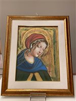 Cuadro Floriddia Gioielli in Tejido MADONNA OLIO SU TELA - MADONNA OLIO SU TELA